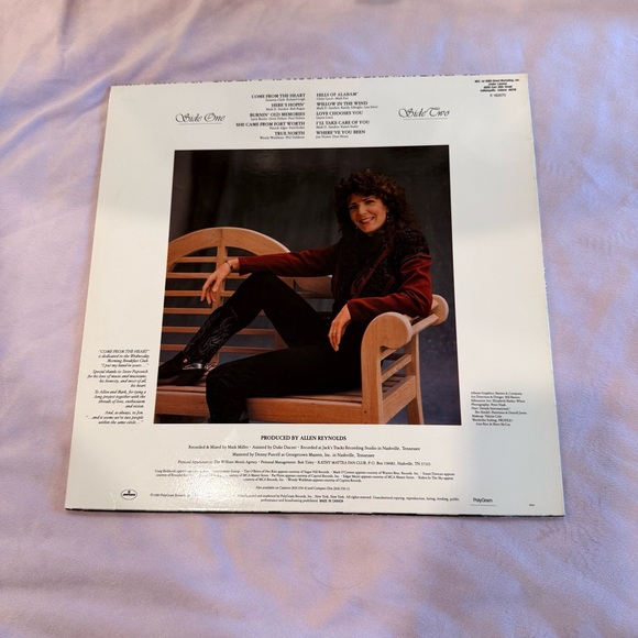 - Kathy Mattea Willow in the Wind Vinyl Record - Picture 2 of 7